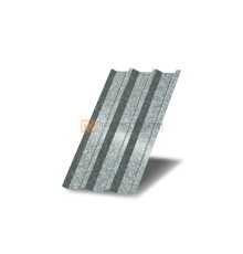 Профнастил С44 оцинкованный с нестандартной шириной 0,6 м толщина 0,7