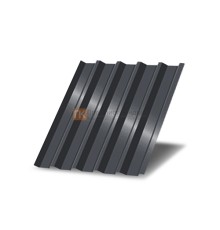 Профнастил С44 окрашенный с нестандартной шириной 1 м толщина 0,65