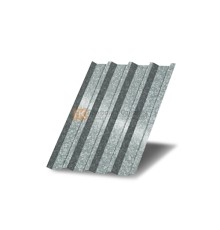 Профнастил С44 оцинкованный с нестандартной шириной 0,8 м толщина 0,65