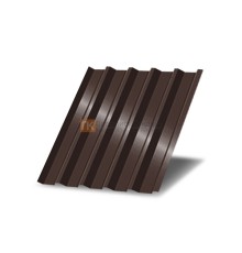 Профнастил С44 окрашенный с нестандартной шириной 1 м толщина 0,7