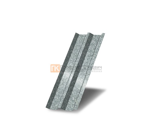 Профнастил С44 оцинкованный с нестандартной шириной 0,4 м толщина 0,55