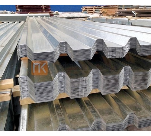 Профнастил С44 оцинкованный с нестандартной шириной 0,6 м толщина 0,45