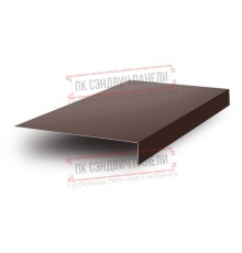 Планка карнизного свеса 200х30х2000 ПЭ-8017-0.45