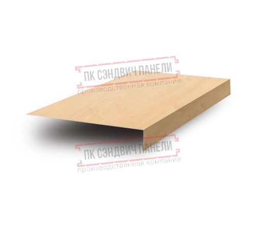 Планка карнизного свеса 200х30х2000 ECOSTEEL-Клен-0.5 Планка карнизного свеса 200х30х2000 ECOSTEEL-Клен-0.5