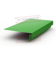 Планка карнизного свеса сложная 185х50х2000 Norman ПЭ-6018-0.5