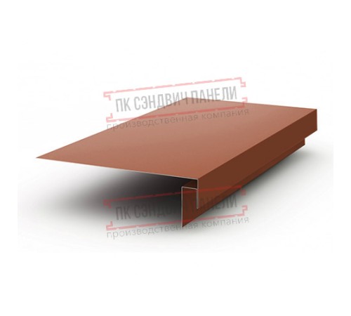 Планка карнизного свеса сложная 250х50х2000 PURETAN-RR750-0.5 Планка карнизного свеса сложная 250х50х2000 PURETAN-RR750-0.5