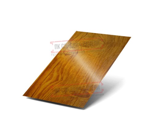 Лист плоский ECOSTEEL_T-ЗолотойДуб-0.5 Лист плоский ECOSTEEL_T-ЗолотойДуб-0.5