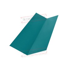 Планка ендовы верхняя простая 145х145х2000 Полиэстер Ral5021-0.45
