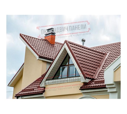 Планка ендовы верхняя 76х76х2000 Полиэстер Ral3009-0.45