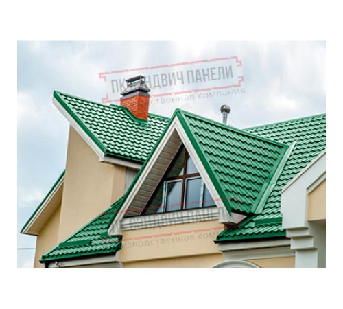 Планка ендовы верхняя 76х76х2000 Полиэстер Ral6029-0.45 Планка ендовы верхняя 76х76х2000 Полиэстер Ral6029-0.45