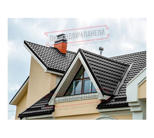 Планка ендовы верхняя 76х76х2000 Viking Ral9005-0.45 Планка ендовы верхняя 76х76х2000 Viking Ral9005-0.45