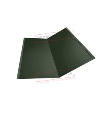 Планка ендовы нижняя 298х298х2000 Viking Ral6007-0.45
