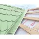 Планка ендовы нижняя 298х298х2000 Norman Ral6019-0.5