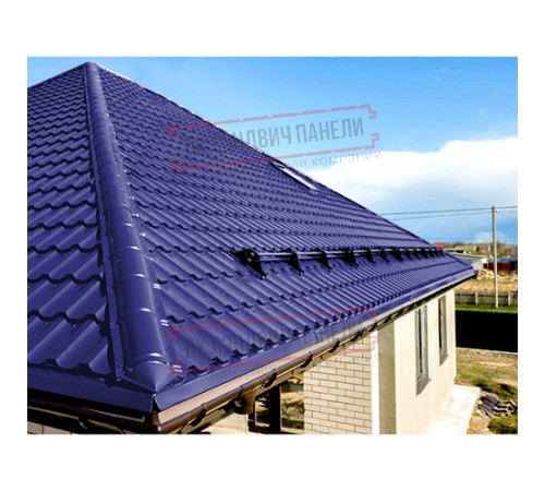 Планка конька круглого R110х2000 ПЭ-5002-0.45 Планка конька круглого R110х2000 ПЭ-5002-0.45