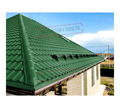 Планка конька круглого R110х2000 ПЭ-6002-0.45