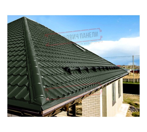 Планка конька круглого R110х2000 Viking-6007-0.45 Планка конька круглого R110х2000 Viking-6007-0.45