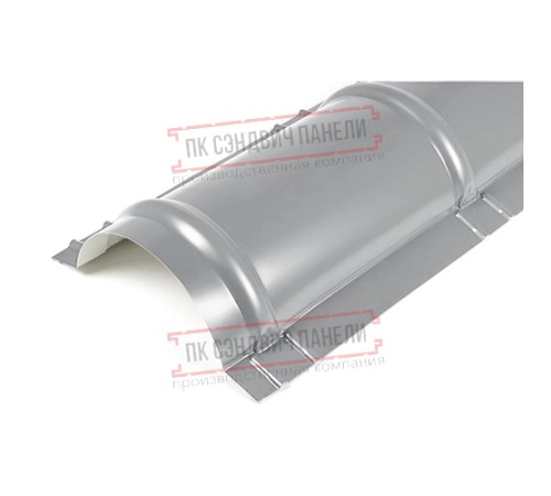 Планка конька круглого R110х2000 ПЭ-7004-0.5 Планка конька круглого R110х2000 ПЭ-7004-0.5