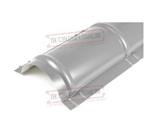 Планка конька круглого R110х2000 ПЭ-9006-0.45 Планка конька круглого R110х2000 ПЭ-9006-0.45