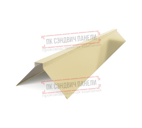 Планка конька плоского 120х120х2000 ПЭ-1014-0.45