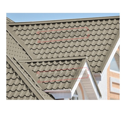 Планка конька плоского 150х150х2000 ПЭ-1035-0.45