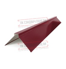 Планка конька плоского простая 145х145х2000 ПЭ-3005-0.45