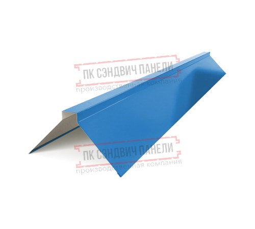 Планка конька плоского 120х120х2000 Norman ПЭ-5015-0.5 Планка конька плоского 120х120х2000 Norman ПЭ-5015-0.5
