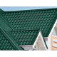 Планка конька плоского простая 145х145х2000 ПЭ-6005-0.45