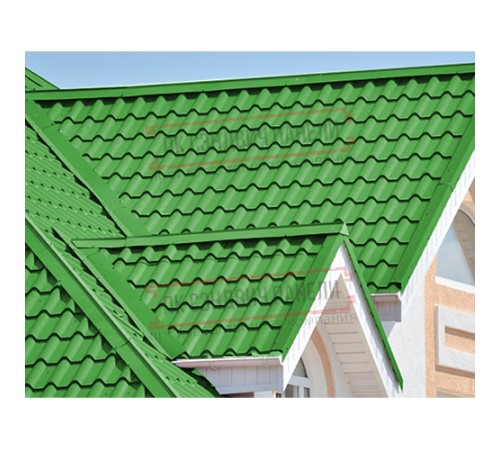 Планка конька плоского 150х150х2000 ПЭ-6018-0.5