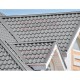 Планка конька плоского простая 145х145х2000 ПЭ-7004-0.45
