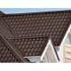 Планка конька плоского простая 145х145х2000 ПЭ-8017-0.45