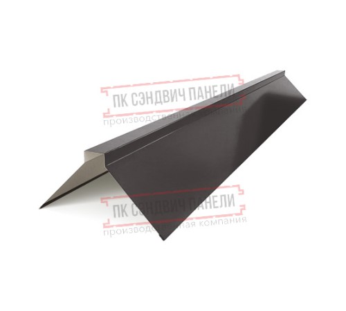 Планка конька плоского простая 145х145х2000 ПЭ-RR32-0.45 Планка конька плоского простая 145х145х2000 ПЭ-RR32-0.45