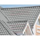 Планка конька плоского 120х120х2000 ПЭ-9006-0.45