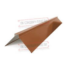 Планка конька плоского 150х150х2000 PURMAN-Argillite-0.5