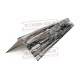 Планка конька плоского 120х120х2000 ECOSTEEL-БелыйКамень-0.5