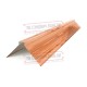 Планка конька плоского 120х120х2000 ECOSTEEL_T-Кедр-0.5