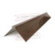 Планка конька плоского 120х120х2000 ECOSTEEL-МореныйДуб-0.5