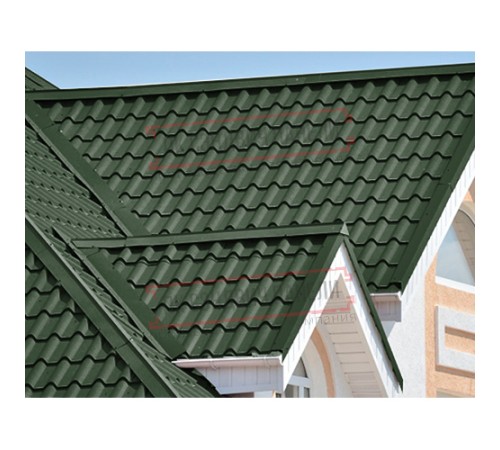 Планка конька плоского 150х150х2000 PURETAN-RR11-0.5
