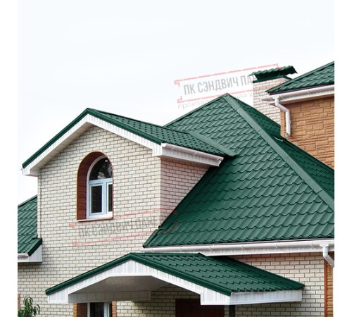 Планка примыкания нижняя 250х122х2000 ПЭ-6005-0.45 Планка примыкания нижняя 250х122х2000 ПЭ-6005-0.45