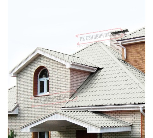 Планка примыкания нижняя 250х122х2000 ПЭ-9002-0.45 Планка примыкания нижняя 250х122х2000 ПЭ-9002-0.45