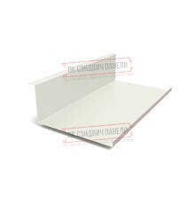 Планка примыкания нижняя 250х122х2000 ПЭ-9010-0.45