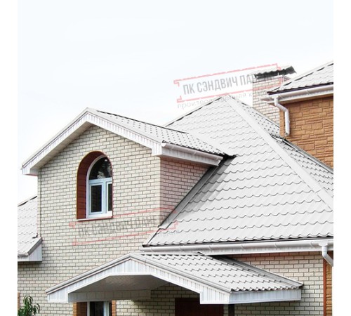 Планка примыкания нижняя 250х122х2000 ПЭП-9003-0.45 Планка примыкания нижняя 250х122х2000 ПЭП-9003-0.45