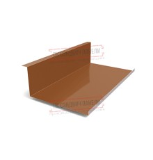 Планка примыкания нижняя 250х122х2000 PURMAN-Argillite-0.5
