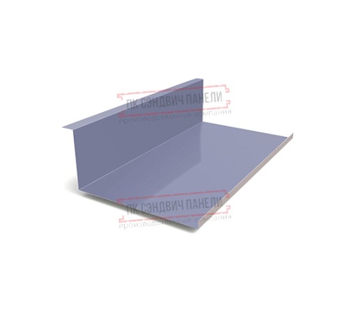 Планка примыкания нижняя 250х122х2000 PURMAN-Galmei-0.5 Планка примыкания нижняя 250х122х2000 PURMAN-Galmei-0.5