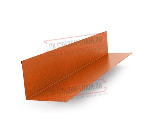 Планка примыкания верхняя 250х147х2000 AGNETA-CopperCopper-0.5