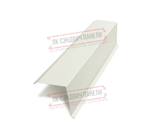 Планка торцевая 95х120х2000 ПЭ-9010-0.45 Планка торцевая 95х120х2000 ПЭ-9010-0.45