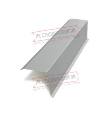 Планка торцевая 95х120х2000 ПЭ-9006-0.45