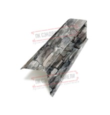 Планка торцевая 95х120х2000 ECOSTEEL-БелыйКамень-0.5