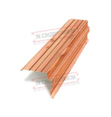 Планка торцевая 90х115х2000 ECOSTEEL_T-Кедр-0.5