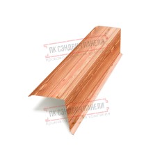 Планка торцевая 95х120х2000 ECOSTEEL_T-Кедр-0.5