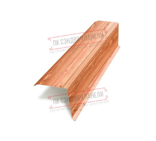 Планка торцевая 95х120х2000 ECOSTEEL_T-Кедр-0.5 Планка торцевая 95х120х2000 ECOSTEEL_T-Кедр-0.5
